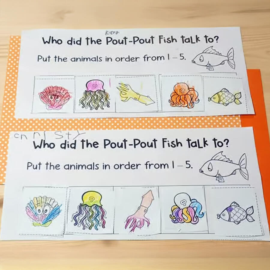 Pout-Pout Fish Worksheet
